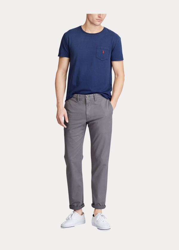 Calça Chino Polo Ralph Lauren Stretch Straight Fit Homem 96274-STFN